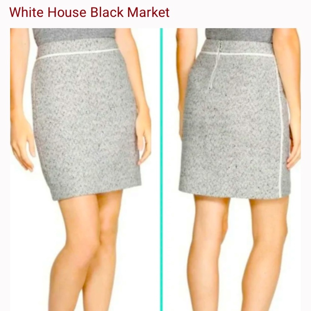 White House Black Market Ice Princess pencil‎ skirt. NWOT . Retail 98